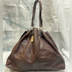 Yves Saint Laurent Brown Leather Tote